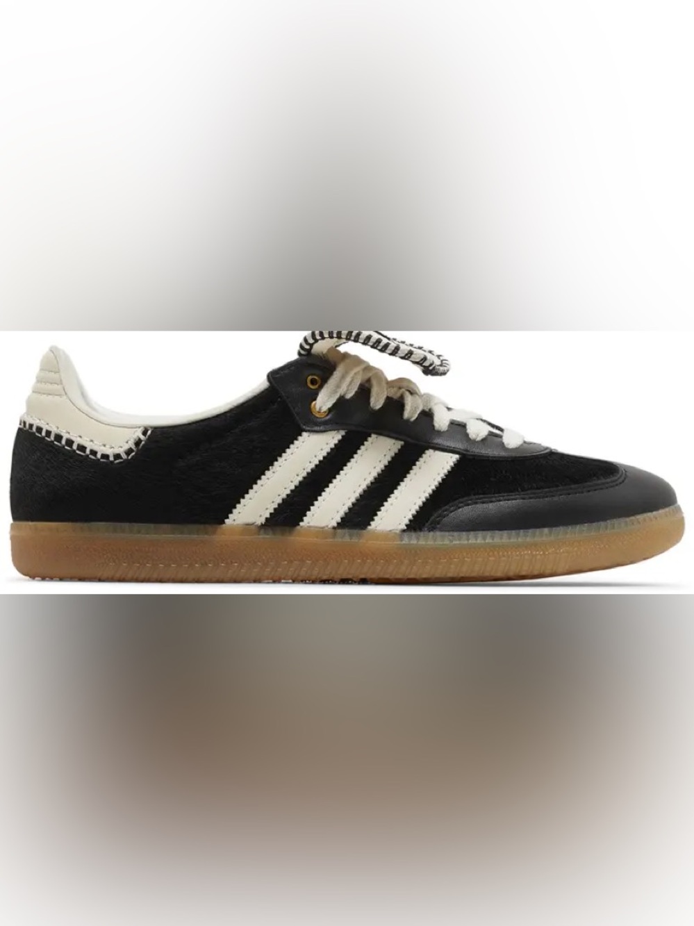 Adidas Originals x WALES BONNER Samba Pony Tonal Low Top Sneakers Unisex 7